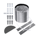 Кухонная вытяжка MAUNFELD Astro 60 белое стекло