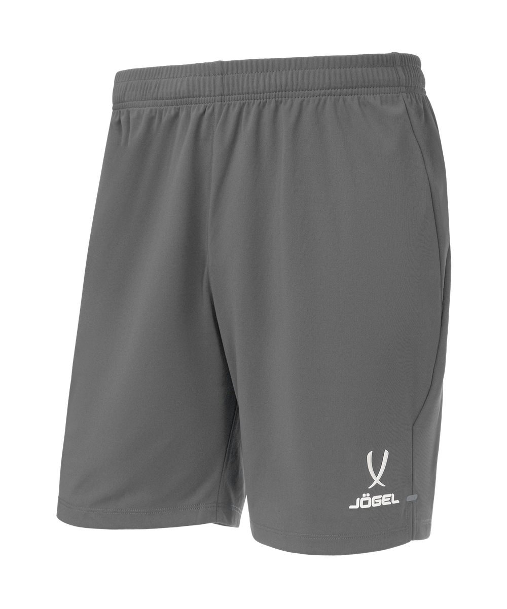 Шорты тренировочные без карманов JÖGEL PREMIER PerFormDRY Training Shorts, темно-серый
