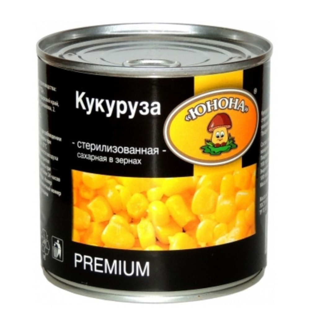 Кукуруза Юнона в зернах 340 гр