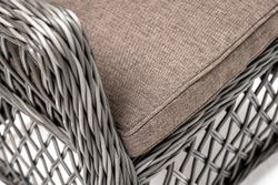 "Эспрессо-80 L" обеденная группа плетеная, цвет графит