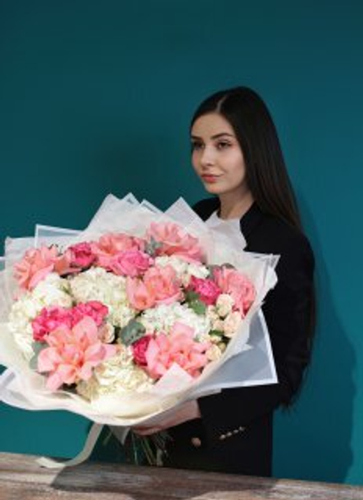 Букет "Нежные сливки"