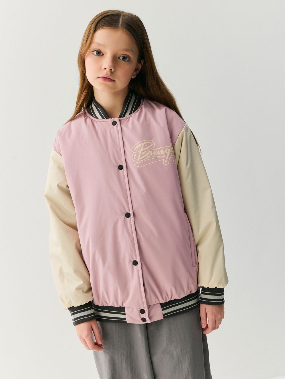 Бомбер с утеплителем "Роза" 7+