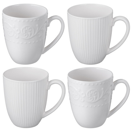 НАБОР КРУЖЕК LEFARD "COMPOSITION" 4 ШТ. 400 МЛ