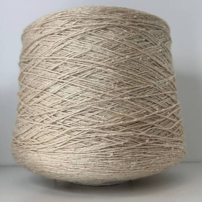 TUSCANAPA - Luxury Selection by Ri.Go; 30% конопля, 70% шелк Тусса; 300м/100гр; col. 63632 , цвет: светлый беж. S301