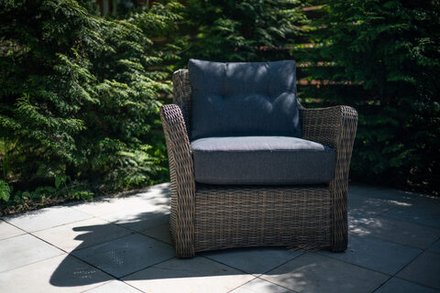 Кресло из ротанга в комплекте с подушками Besta Fiesta ВЕНЕЦИЯ, коричневый