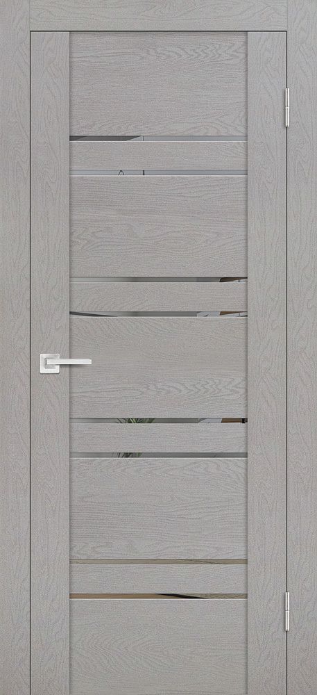 Дверь PST-1 / Цвет серый ясень / Зеркало тонированное / Двери PROFILO PORTE