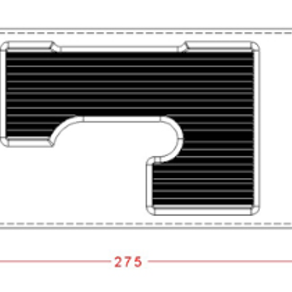 Форма для шоколадных фигур &quot;Буквы&quot; - L (275*135мм)