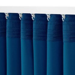 IKEA MAJGULL  (ИКЕА МАЙГУЛЛ)  -  Шторы блэкаут, пара, на ленте/зеленый, 145x300 см