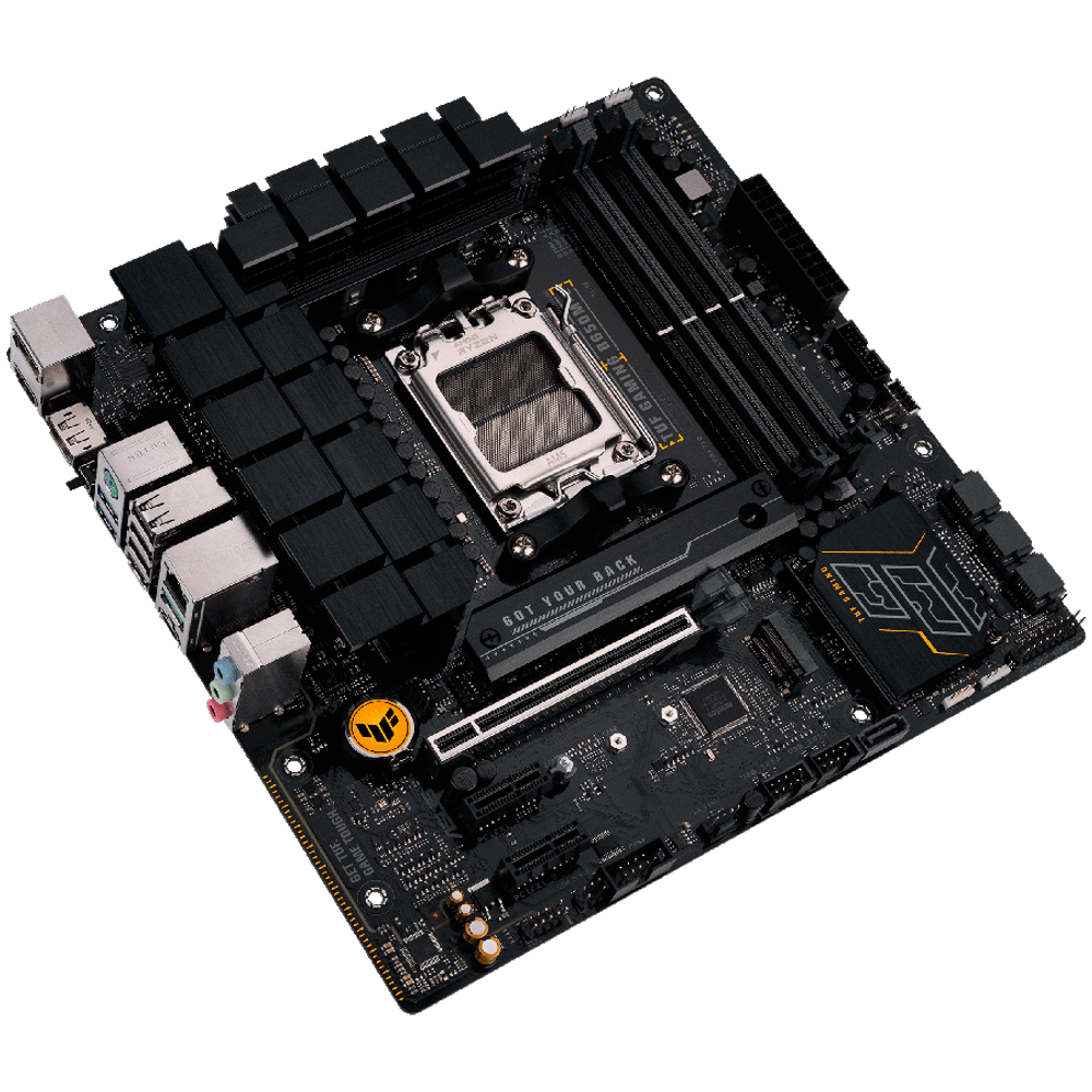 ASUS MB AM5 B650 4 x DIMM DDR5 2 x DisplayPort 1 x HDMI Wi-Fi 6 2 x M.2 4 x SATA micro-ATX