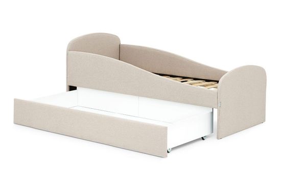 Кровать мягкая  LETMO с ящиком 1600*700 (рогожка)