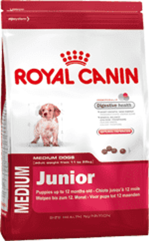 *Royal Canin 15кг Medium Junior AM 32 (для щенков средних пород до 12 месяцев)(Уценка)