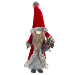 GAEM Игрушка набивная "Гном" (3xLR44), L24 W20 H79/47 см, 2в.