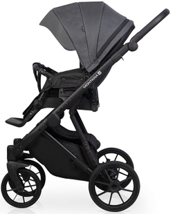Детская коляска Riko Basic Montana X 3 в 1 53 Dark grey (т.серый)
