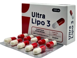 Ultra Lipo 3 капсулы для снижения веса 30 штук