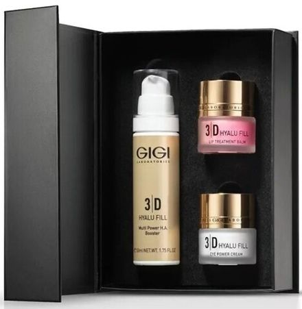 3D набор (Крем для век, лица и бальзам для губ).