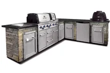 Приусадебная кухня Broil King с газовым и угольным грилем