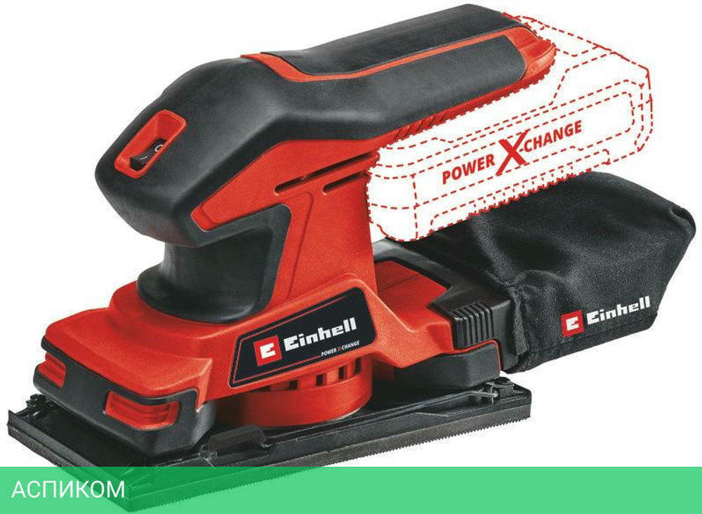 Виброшлифмашина Einhell TC-OS 18/187 Li Solo (4460725)