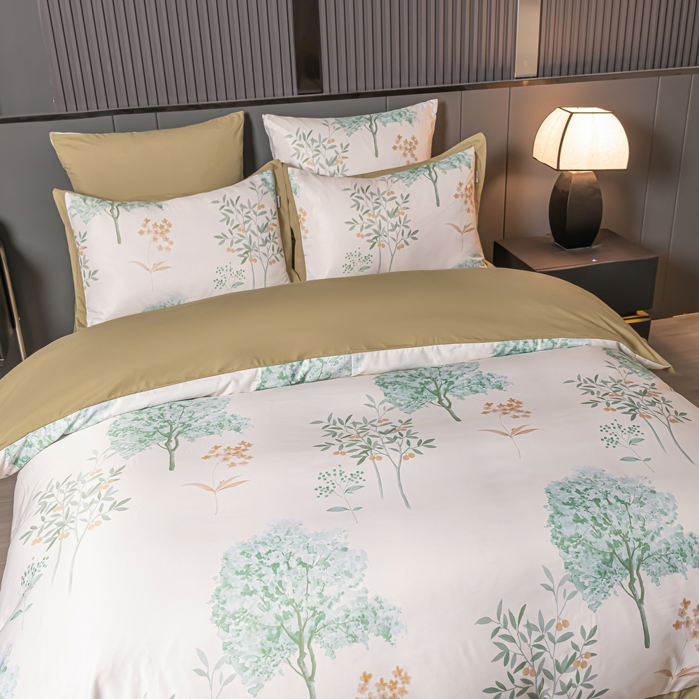 Комплект постельного белья Сатин MS на резинке MSR004