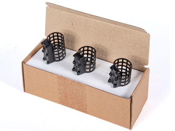 Набор металлических фидерных кормушек FC M1 БЫСТРОЕ ВСПЛЫТИЕ (40г 60г 80г) 3шт. (коробочная версия)