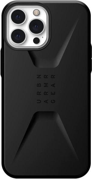 Чехол Uag Civilian для iPhone 13 Pro Max 6.7" черный (Black) 11316D114040