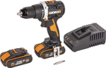Дрель-шуруповерт аккумуляторная Worx WX102 бесщеточная