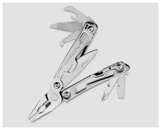 Мультитул пассатижи LEATHERMAN Rev (832130) серебристый