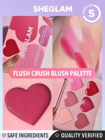 SHEGLAM Flush Crush Cream Blush Palette