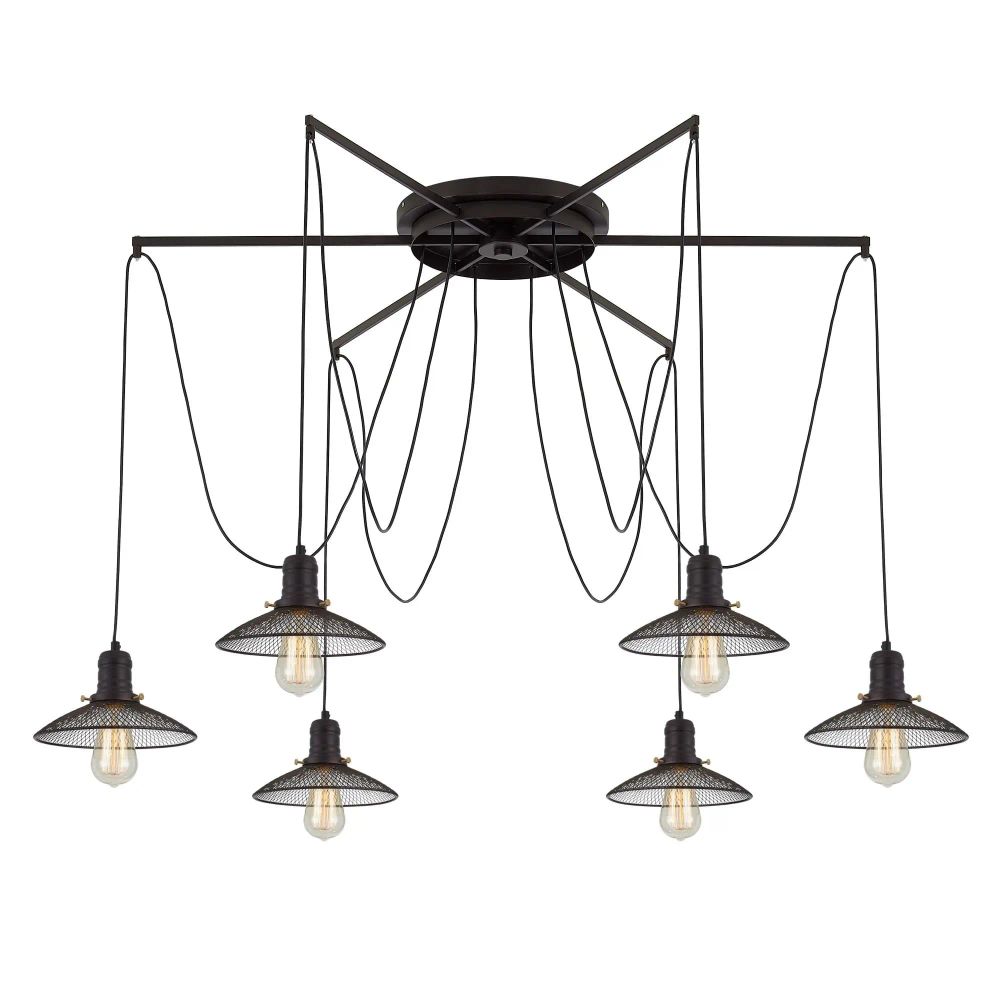 Citilux Эдисон CL451262 Люстра паук Венге