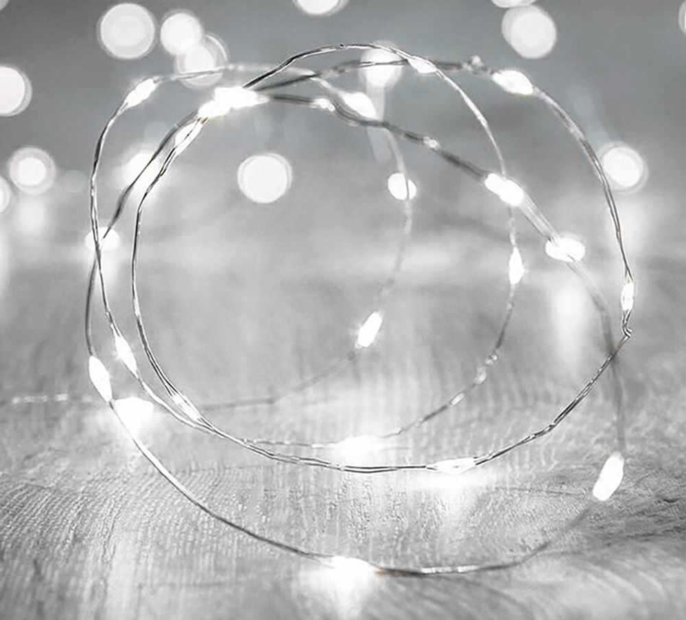 Светодиодная лента для воздушного шара, гирлянда, 3 метра, 31 диод, цвет белый