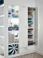 Кровать-чердак - SMÅSTAD / SMÅSTAD IKEA/СМОСТАД ИКЕА,  182х104 см,  белый