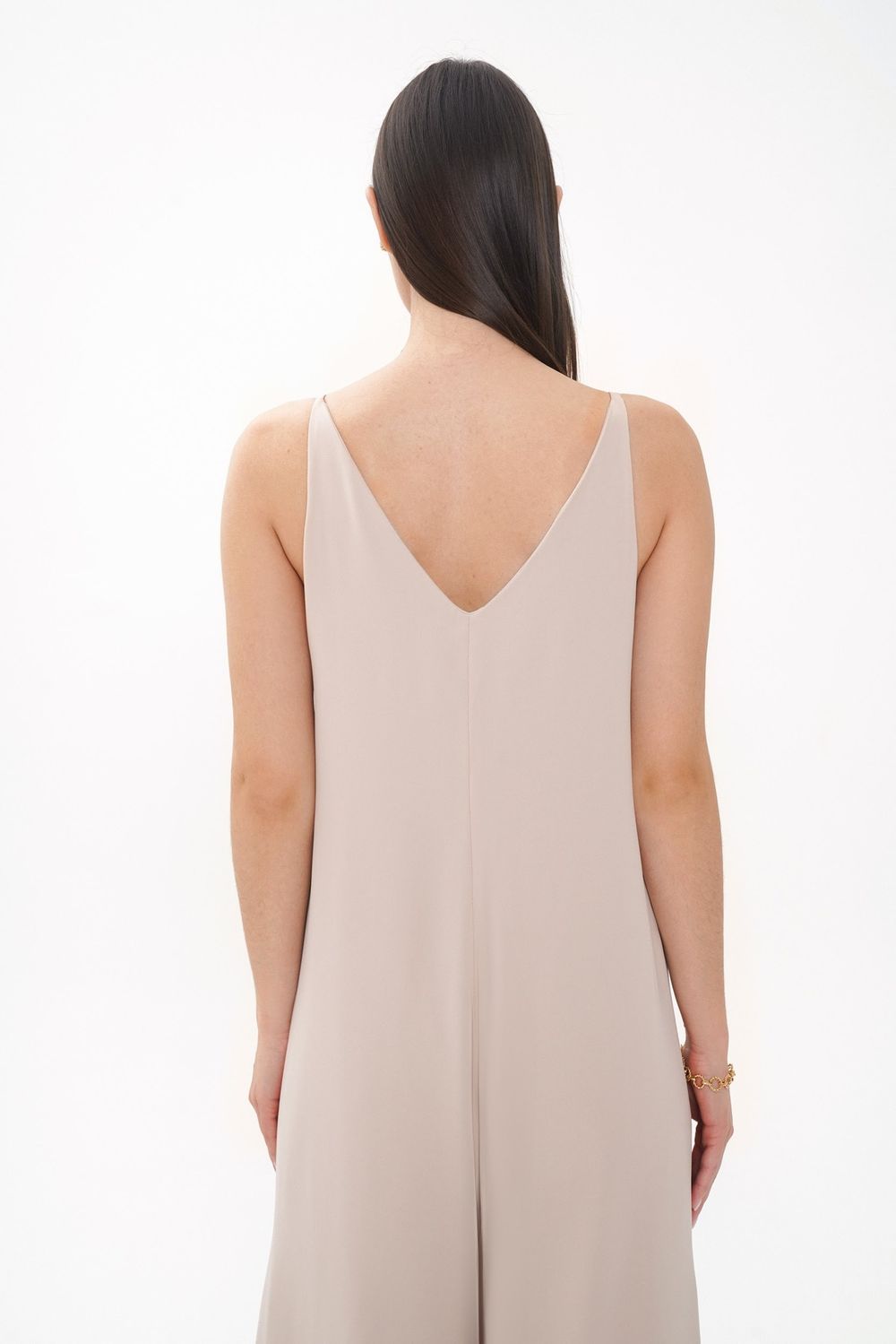 Комбинезон Alexandra Talalay на лямках AO003 персиковый