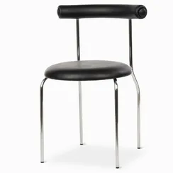 Cтул Rider, черная экокожа