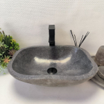 Раковина из речного камня RS-63457 (49*36*15) 0122