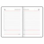 Ежедневник недатированный А5 (138х213 мм), BRAUBERG VISTA, под кожу, гибкий, 136 л., "Sunset at sea", 112041