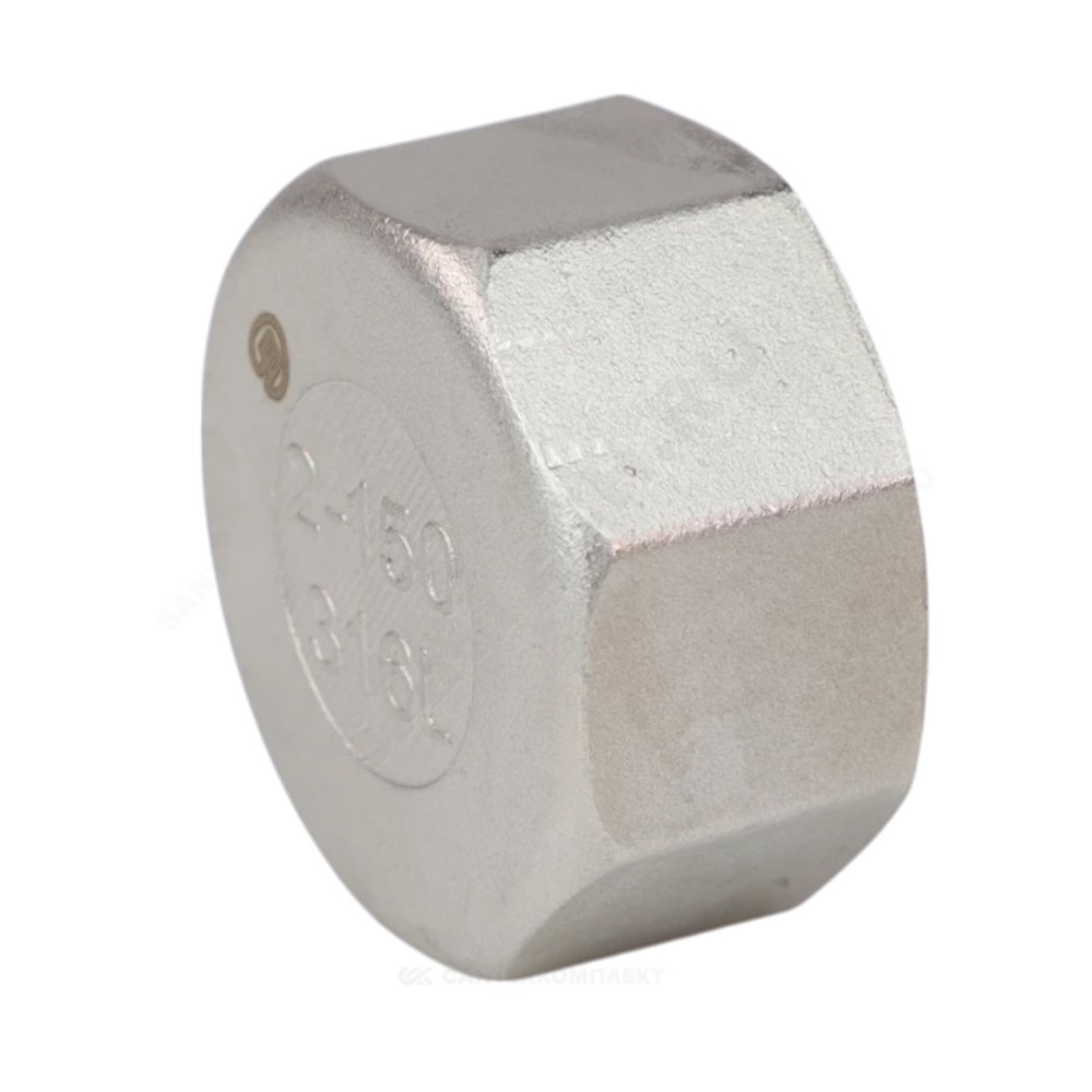 Заглушка Benarmo нерж Ду40 1 1/2" ВР