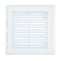 Решётка вентиляционная в рамке с москитной сеткой 162х162 мм Люкс