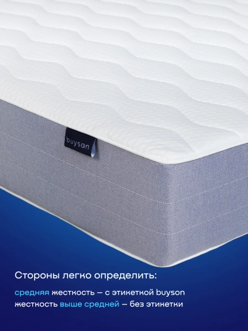 Матрас BuyDuet, 20 см, 2 уровня жесткости, независимые пружины