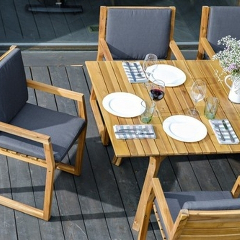 Обеденная группа из акации MODENA на 6 персон