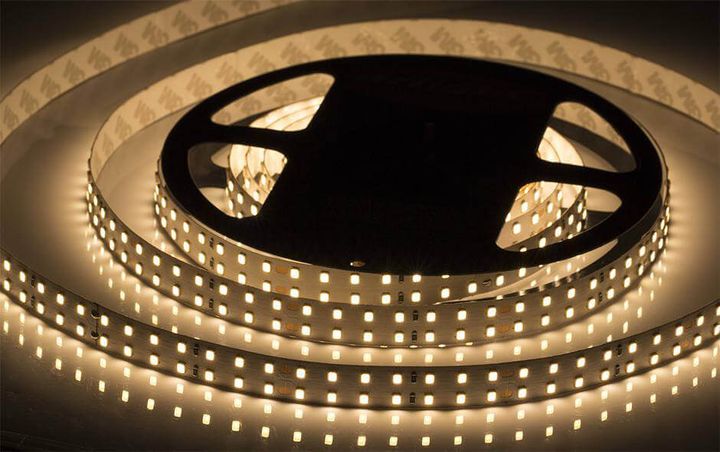 Светодиодная лента Arlight 20W/m 196LED/m 2835SMD теплый белый 5M 020389(B)