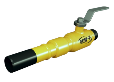 Кран шаровый д/газа ВЕКТОР-Р КШИ-20с, Ру16