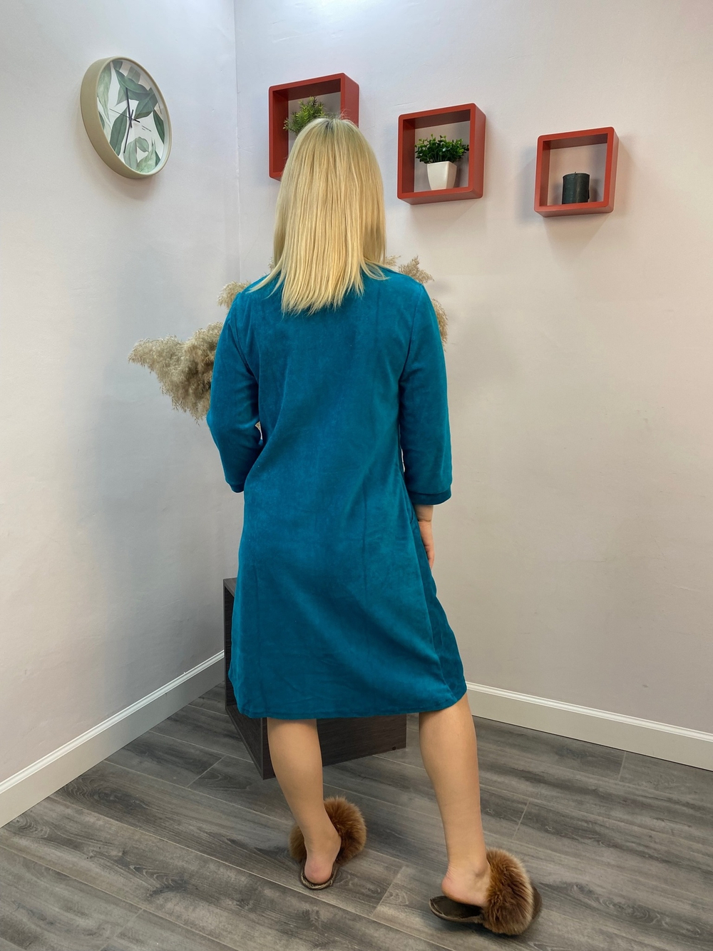 Халат женский "295-1 В.П" молния (Галатея)