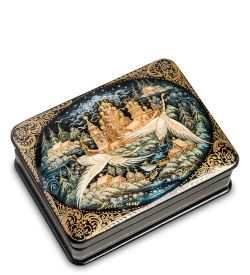 Народные промыслы ШК-19/ 7-A Шкатулка в технике декупаж «Русский север» (10х8х3,5)