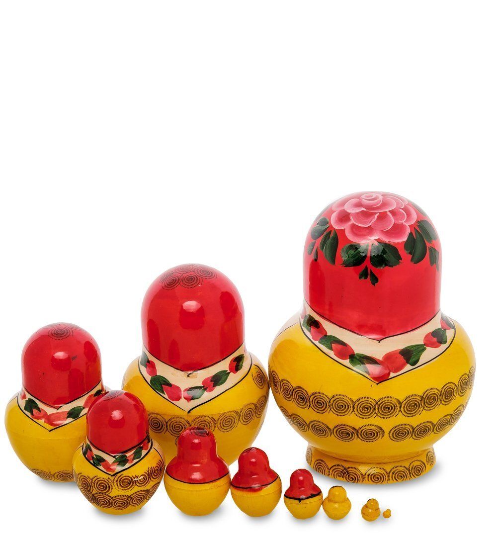 Народные промыслы МР-10/27 Матрешка 10-кукольная С (Семеновская)
