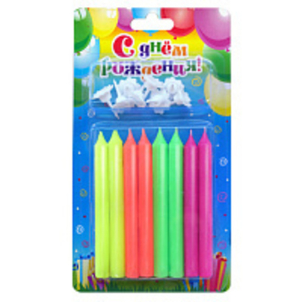 свечи тортовые классические 8 шт.