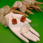 Этнический набор из натуральных камней с камнем - "Султанит"