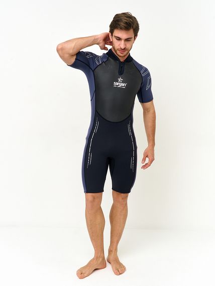 Гидрокостюм Sargan Nero 2.0 Shorty men 3 мм черно-серый