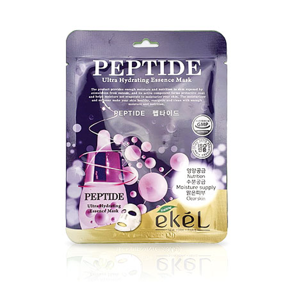 [EKEL] Peptide Ultra Hydrating Essence Mask - Маска для лица тканевая ПЕПТИДЫ, 25 мл