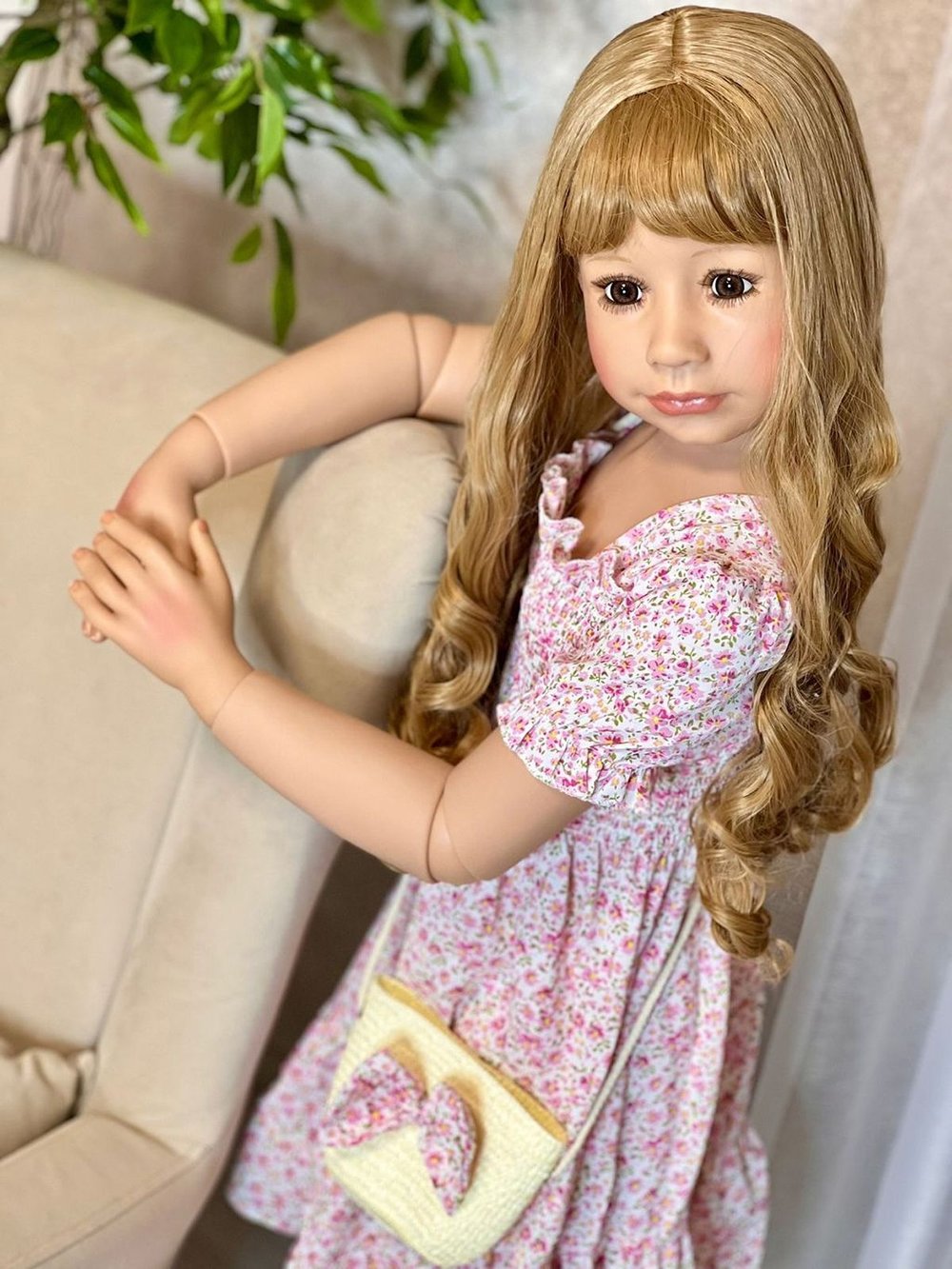 Кукла Реборн ростовая 120см в пакете (FA-439)