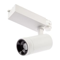 Трековый светильник трехфазный ЭРА STR-30-99-40K-W30 светодиодный 30Вт регулируемый луч 4000K белый | Трехфазные трековые светильники