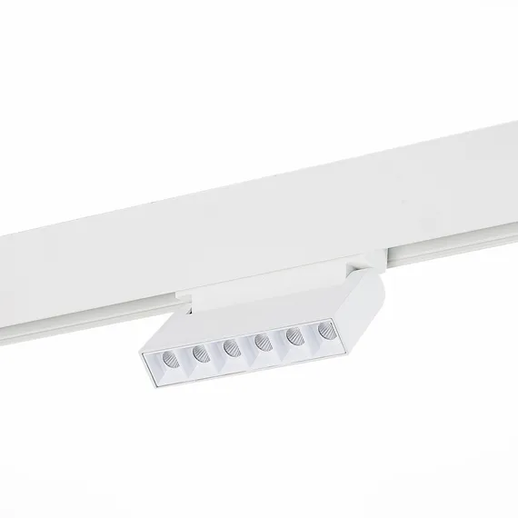 ST364.546.06 Магнитный трековый светильник белый LED 1*6W 4000K 532Lm Ra>80 36° IP20 L120xW22xH108 4 СКАЙЛАЙН 48V